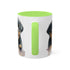 Rottweiler Pupies - Color Accent Mugs, 11oz